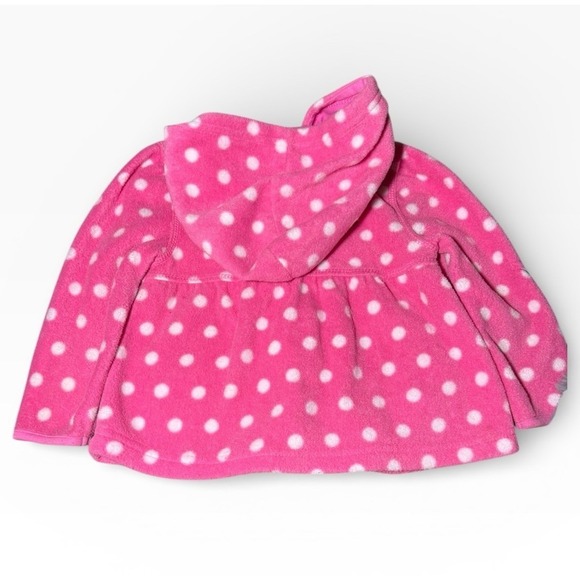 VTG Disney baby Disney Store Fleece Hoodie Full Zip 24 Mos Minnie Mouse Pink - Picture 3 of 7
